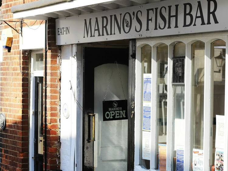Or tuck into fish and chips at Marino’s