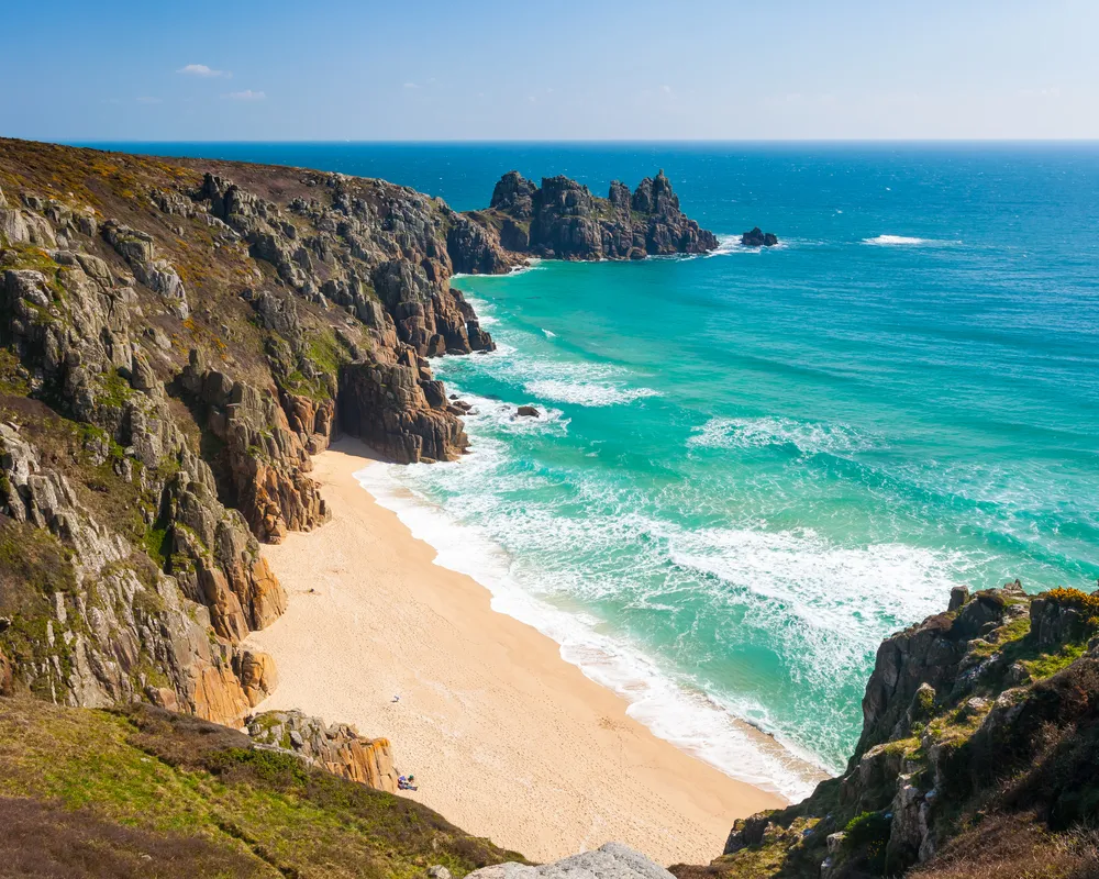 Pedn Vounder beach, Cornwall