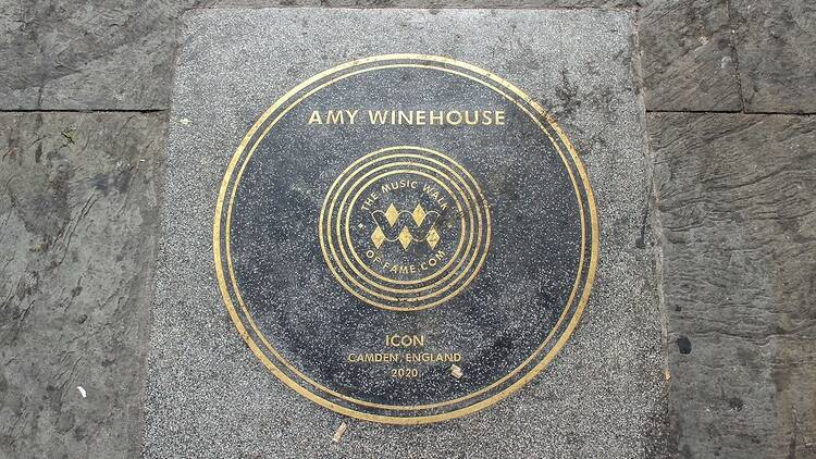 Camden Music Walk of Fame, Amy Winehouse plaque