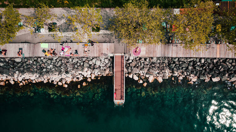 Jetée de la Compagnie, Lausanne.