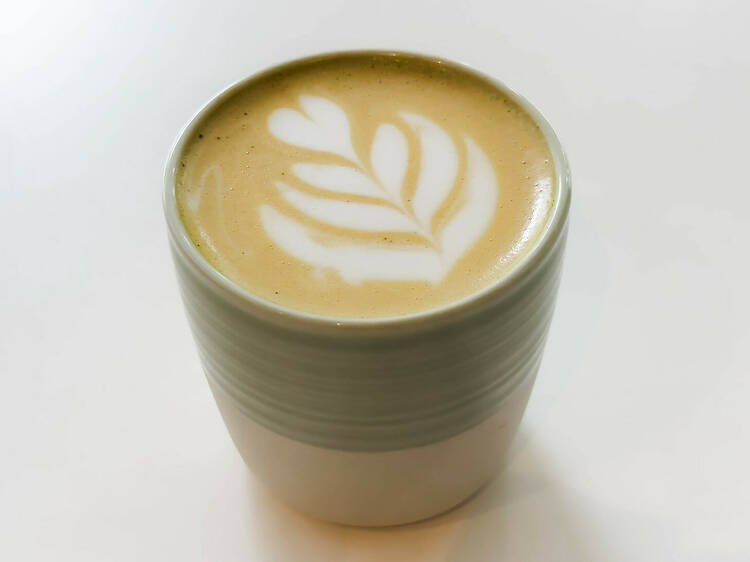 Snap Cafe: Pistachio Espresso Latte