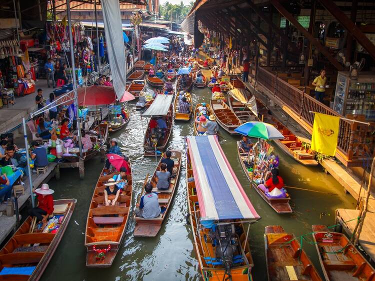 Damnoen Saduak Floating Market from "Twogether (2020, Episode 5)"