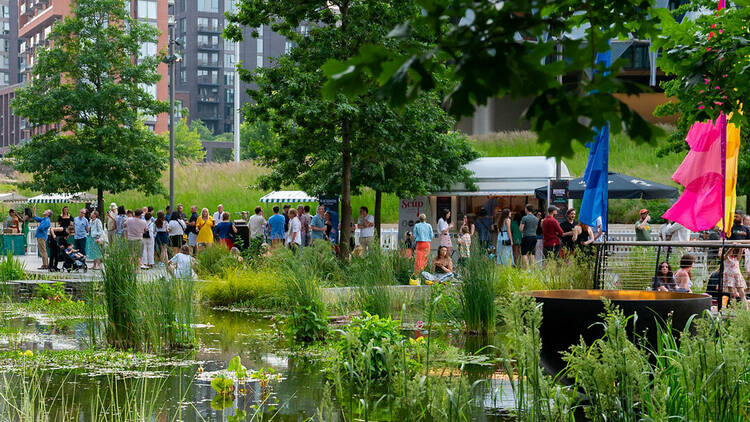 Outdoor marketplace