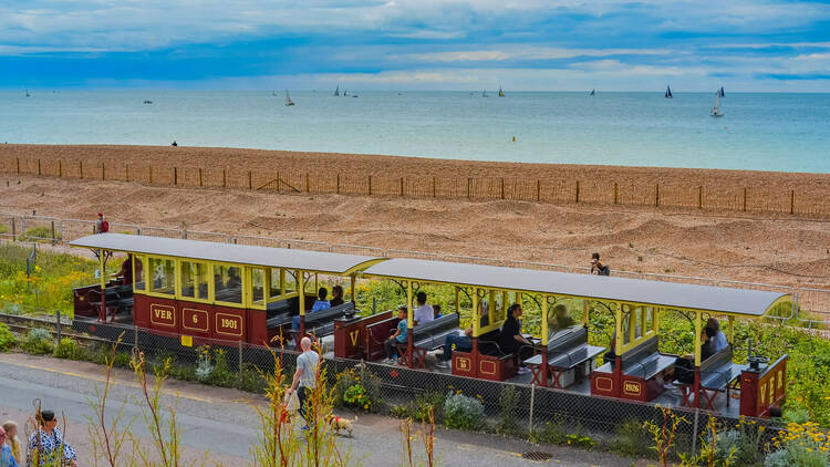 Take a ride on the Volks Electric Railway