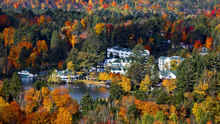 Get peaceful at Lake Placid, NY