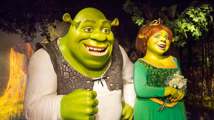Shrek and Fiona models