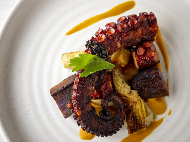 Charred octopus, ¥3,740