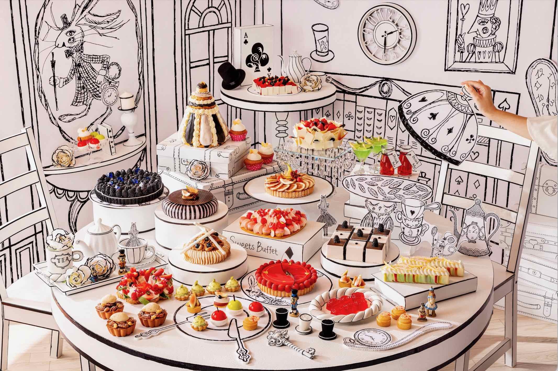 絵本の国のアリス」 スイーツビュッフェ