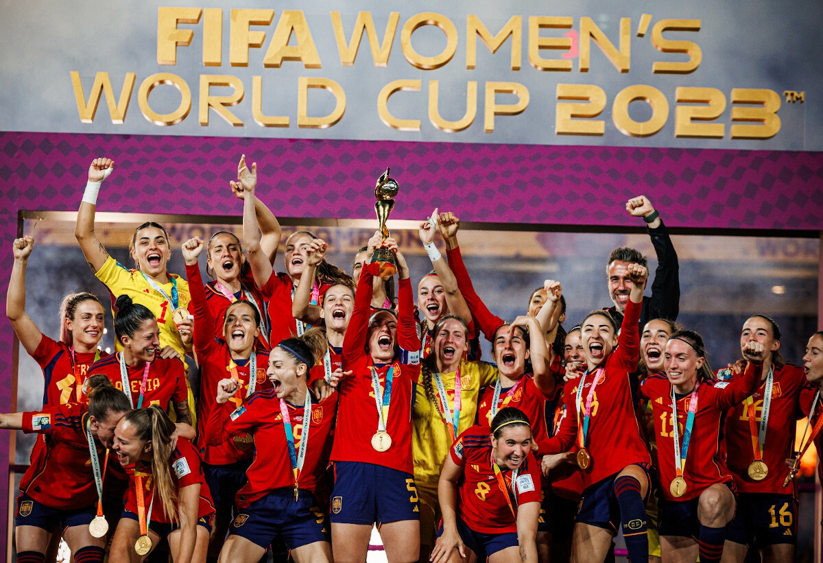 Celebración selección española madrid rio