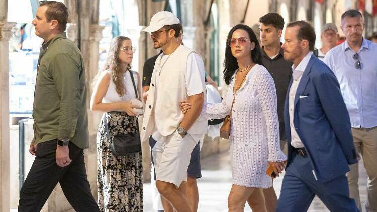 Orlando Bloom and Katy Perry in Dubrovnik