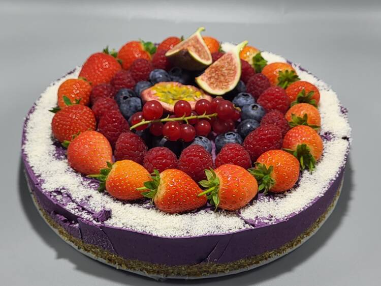 Even the cakes are visual masterpieces – and vegan
