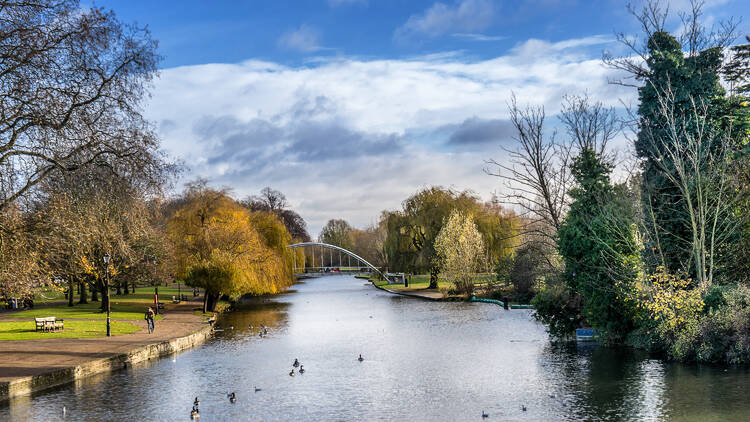 Bedford (1 hour from St Pancras International on Thameslink)