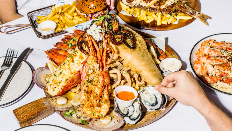 A seafood platter