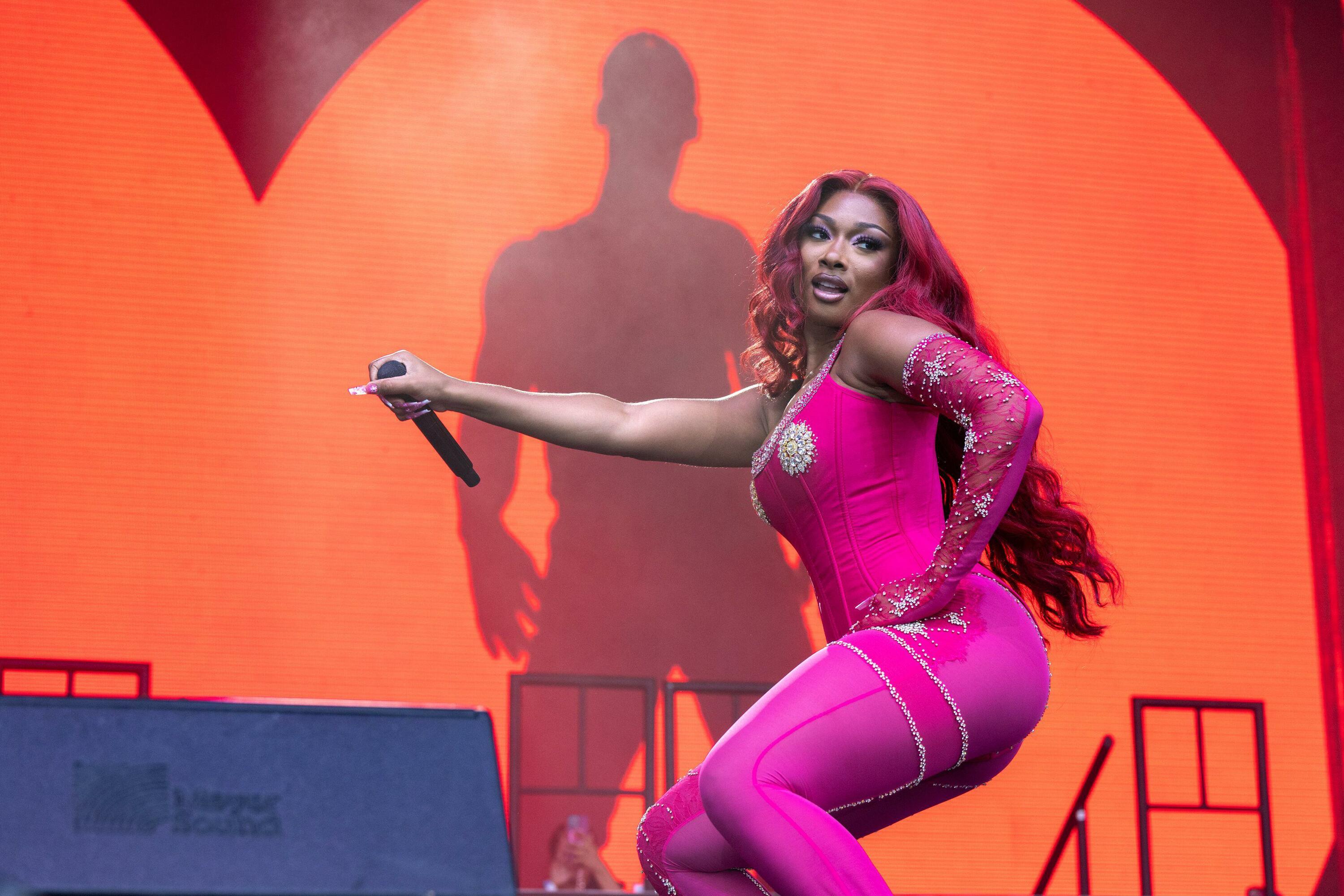 Megan Thee Stallion twerking on stage