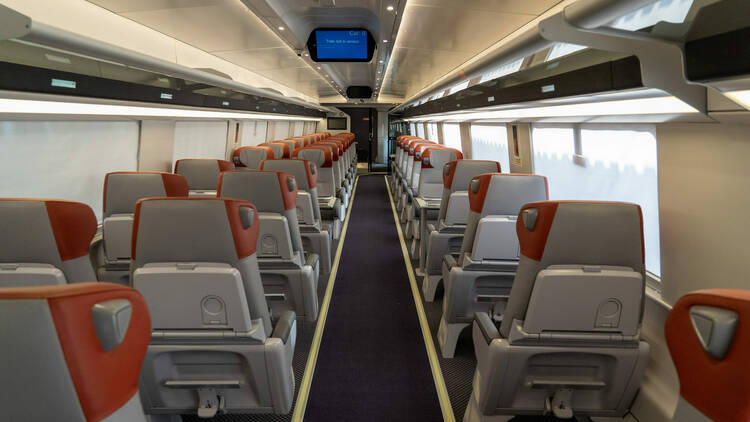 First class seats on Amtrak