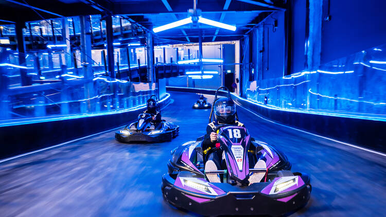 Play real-life Mario Kart at HyperDrive