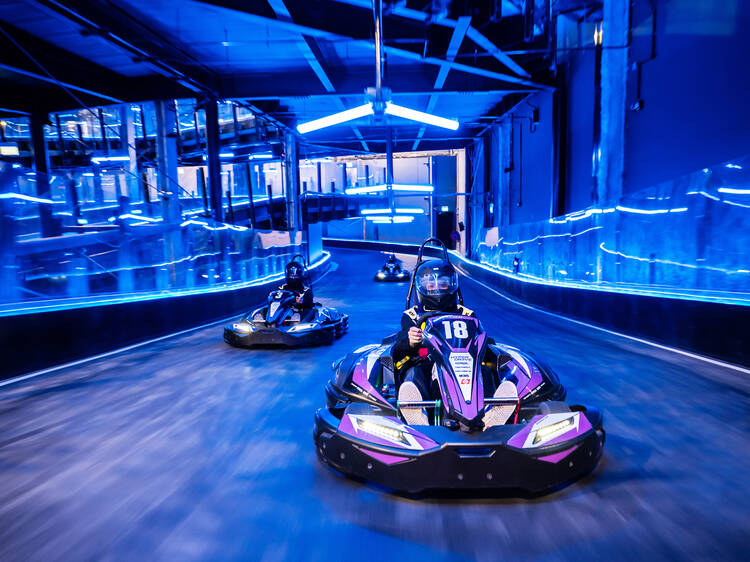 Play real-life Mario Kart at HyperDrive