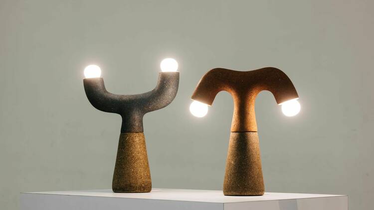 Cow Dung Lamps (2021) by Adhi Nugraha