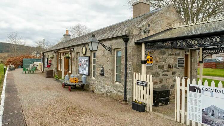 Cromdale station Airbnb in Scotland