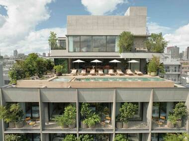 代々木公園の目の前に眺望最高な「トランクホテル」が9月1日開業 代々木公園の目の前に眺望最高な「トランクホテル」が9月1日開業