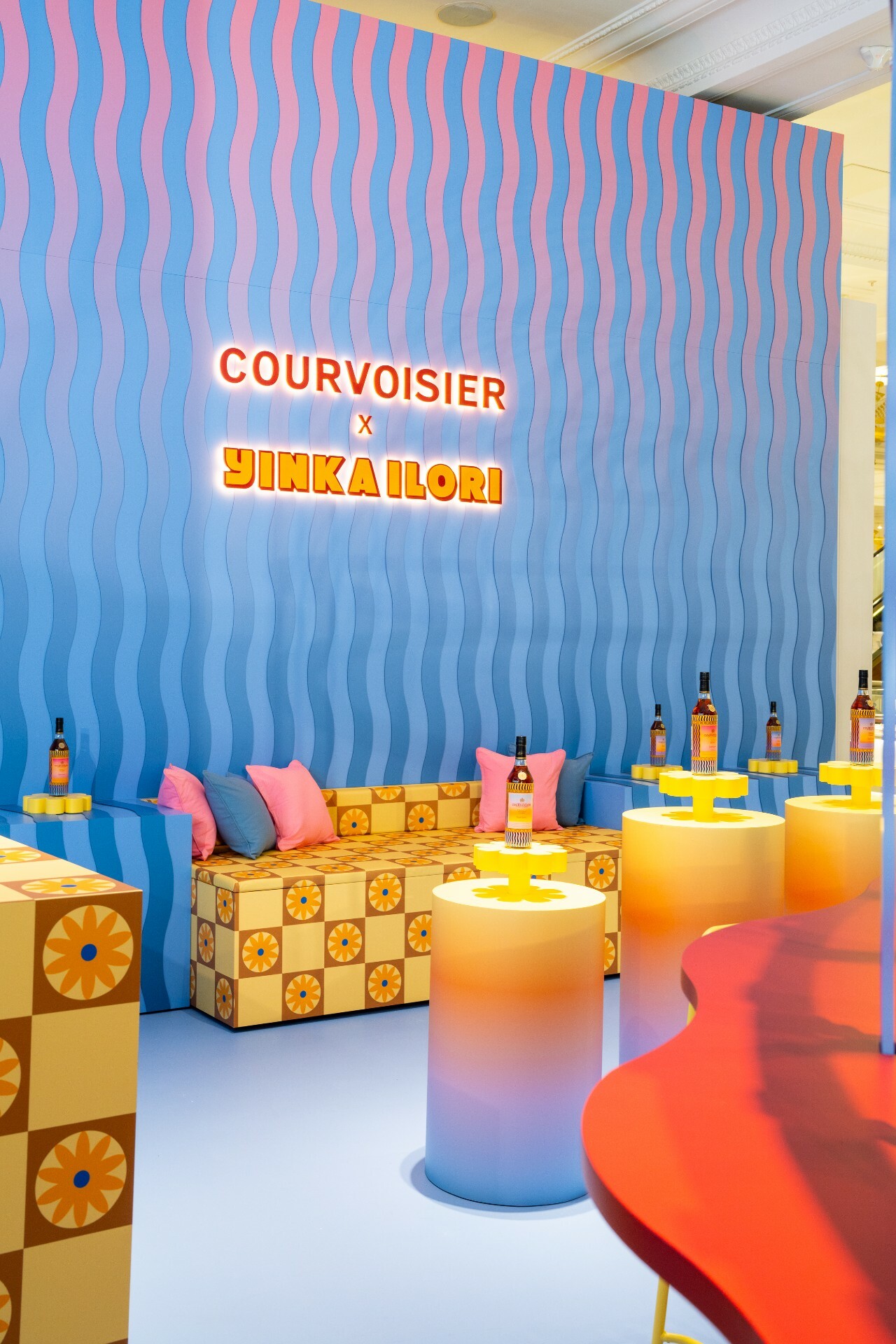 Courvoisier x Yinka Ilori at Selfridges London