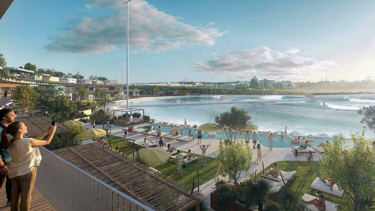 Rendering of Aventuur's Perth Surf Park development