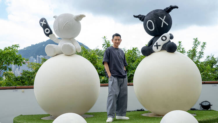 Andy Lau at his recent 1/X art exhibition