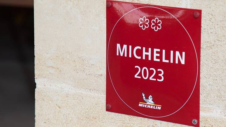 Michelin Guide sign in France