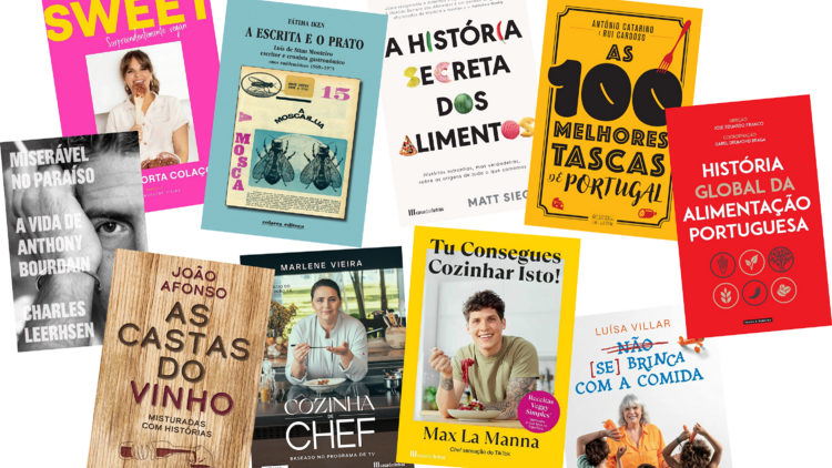 Dez livros de cozinha acabados de sair do forno