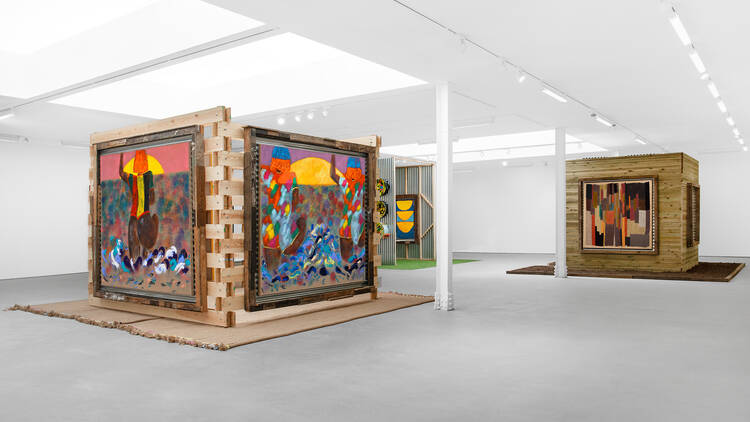 Installation view, © Alvaro Barrington. Courtesy the Artist and Sadie Coles HQ, London. Photo: Katie Morrison