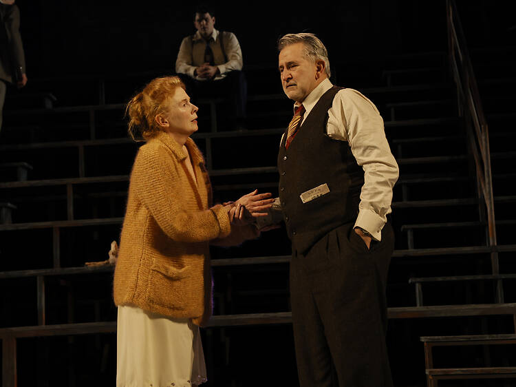 Death of a Salesman Alison Whyte and Anthony LaPaglia in 'Death of a Salesman'.