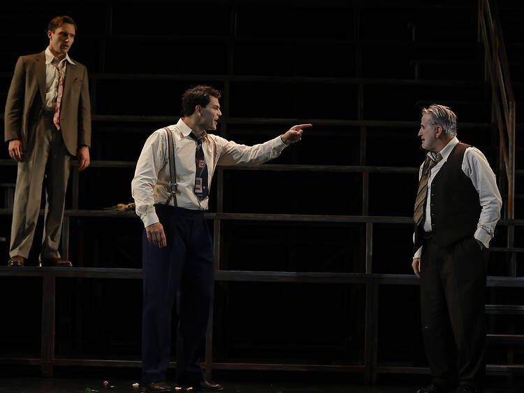 Death of a Salesman A scene from the Melbourne stage production of 'Death of a Salesman'.