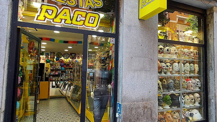 Esta es una de las mejores tiendas de disfraces de Madrid: Fiestas Paco