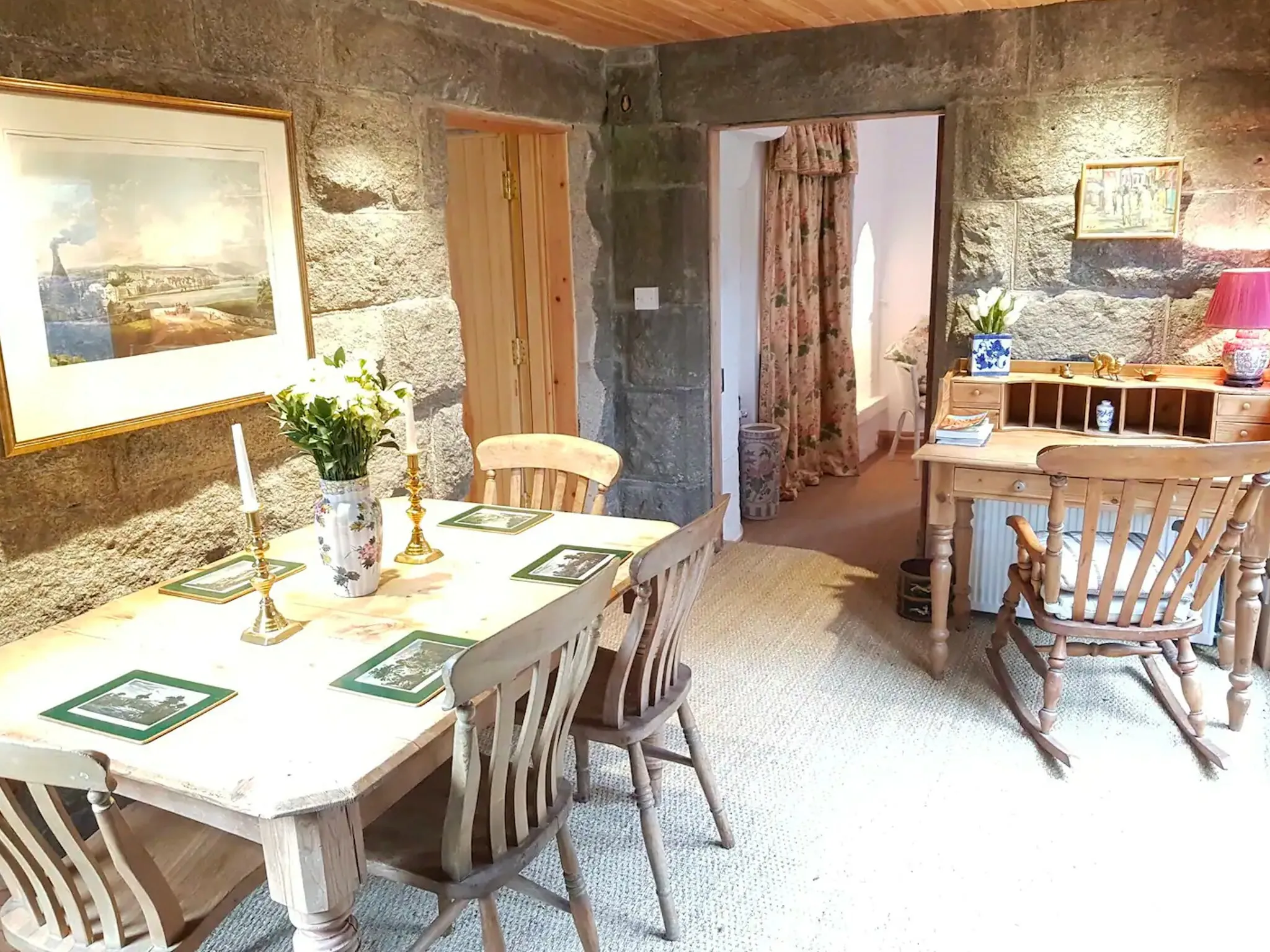 Bridge castle Airbnb in Scotland