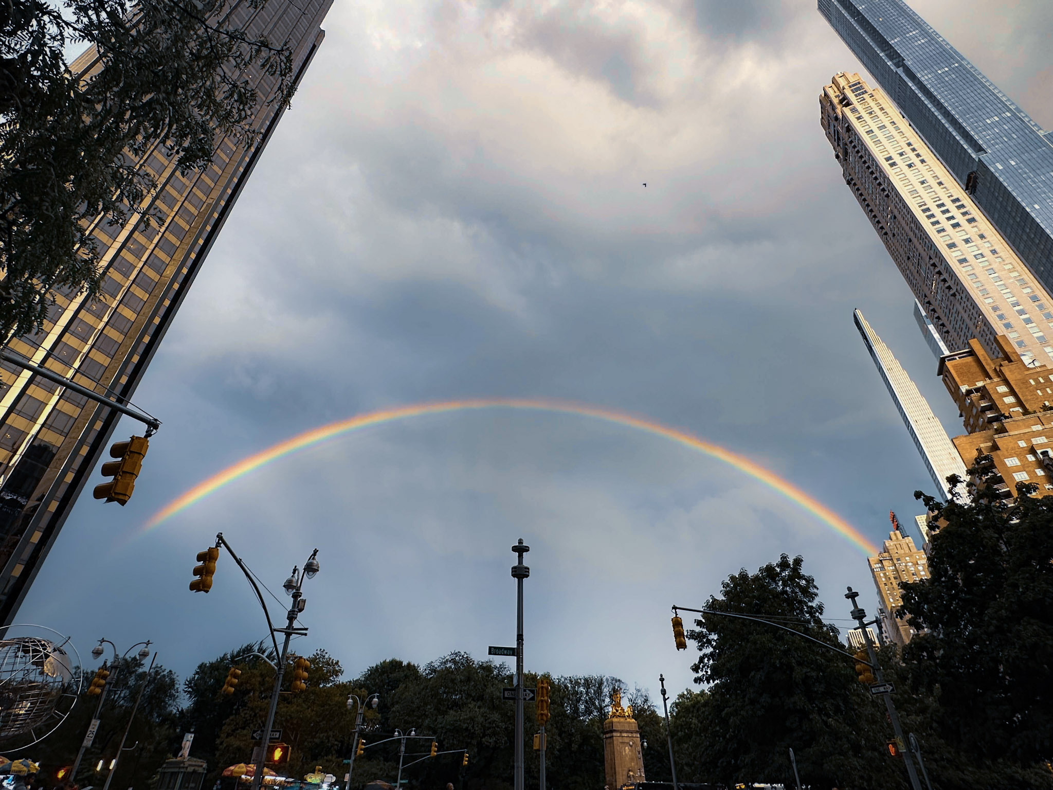 rainbows at night