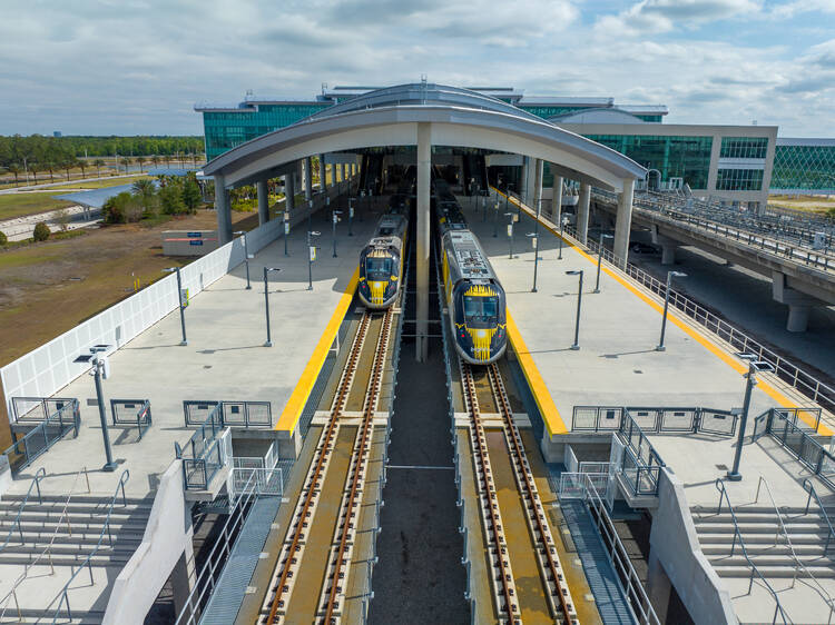 I took the Brightline train from Miami to Orlando and discovered an entirely new side to the city