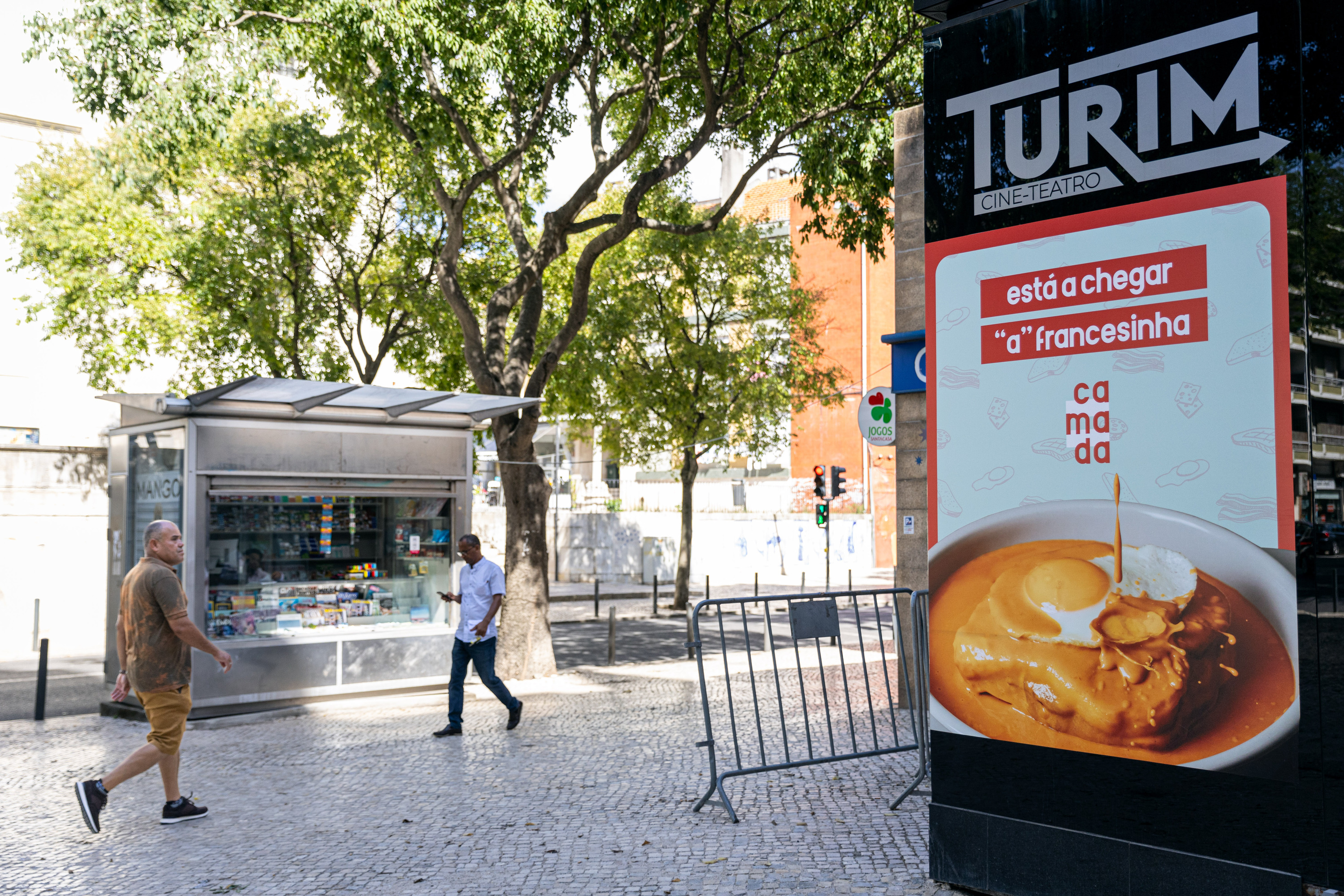 A entrada do Turim pela Estrada de Benfica