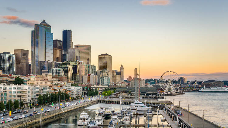 Waterfront boats in Seattle