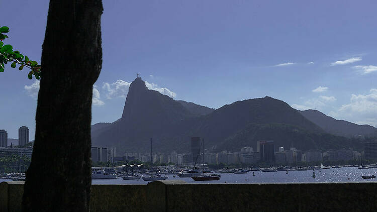 Vista da Mureta da Urca para o Cristo Redentor