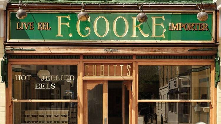 F Cooke pie and mash shop