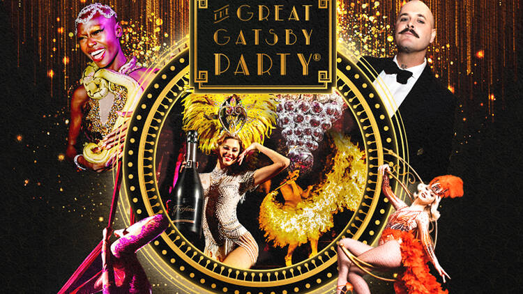 The great gatsby party graphic