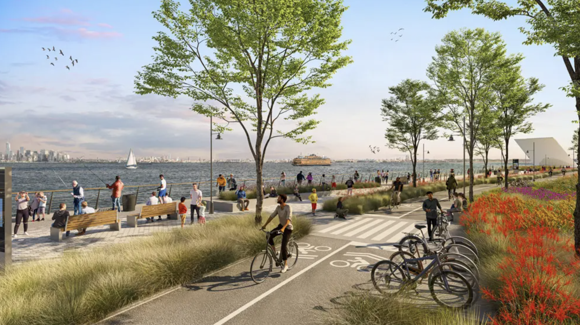 See renderings of Staten Island’s planned new waterfront