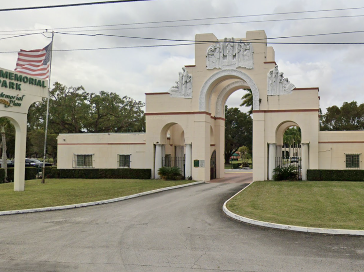 Memorial Plan at Miami Memorial Cemetery