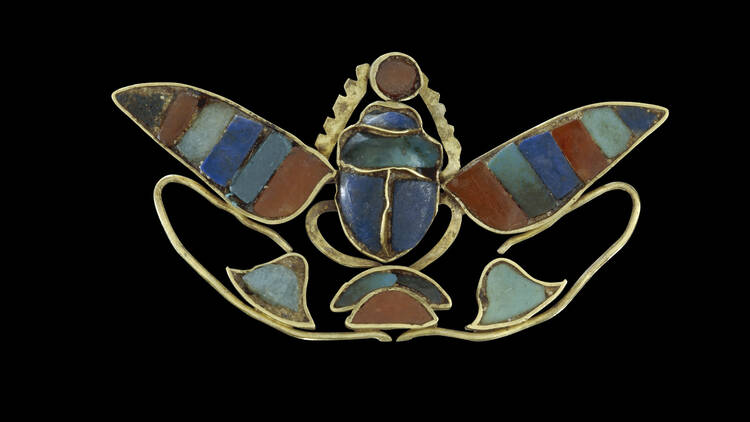 Oranament winged scarab  high res
