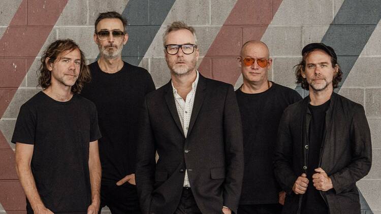 picture of the band the national all in black