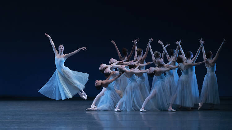 New York CIty Ballet's Indiana Woodward in George Balanchine'sSerenade