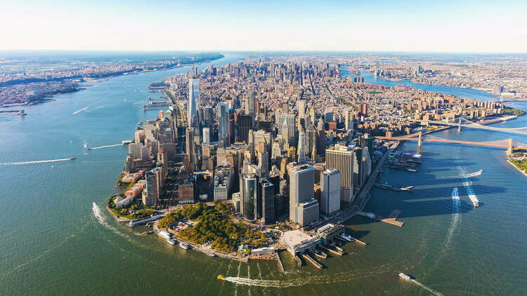 New York aerial view