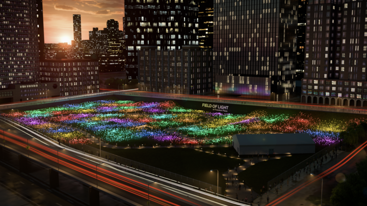 Field of Light NYC: magnificent installation will brighten up