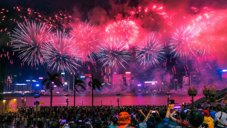 Fireworks，TST promenade