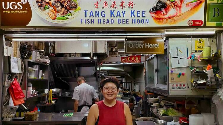 Fourth-generation hawker Debbie Yam at Tang Kay Kee